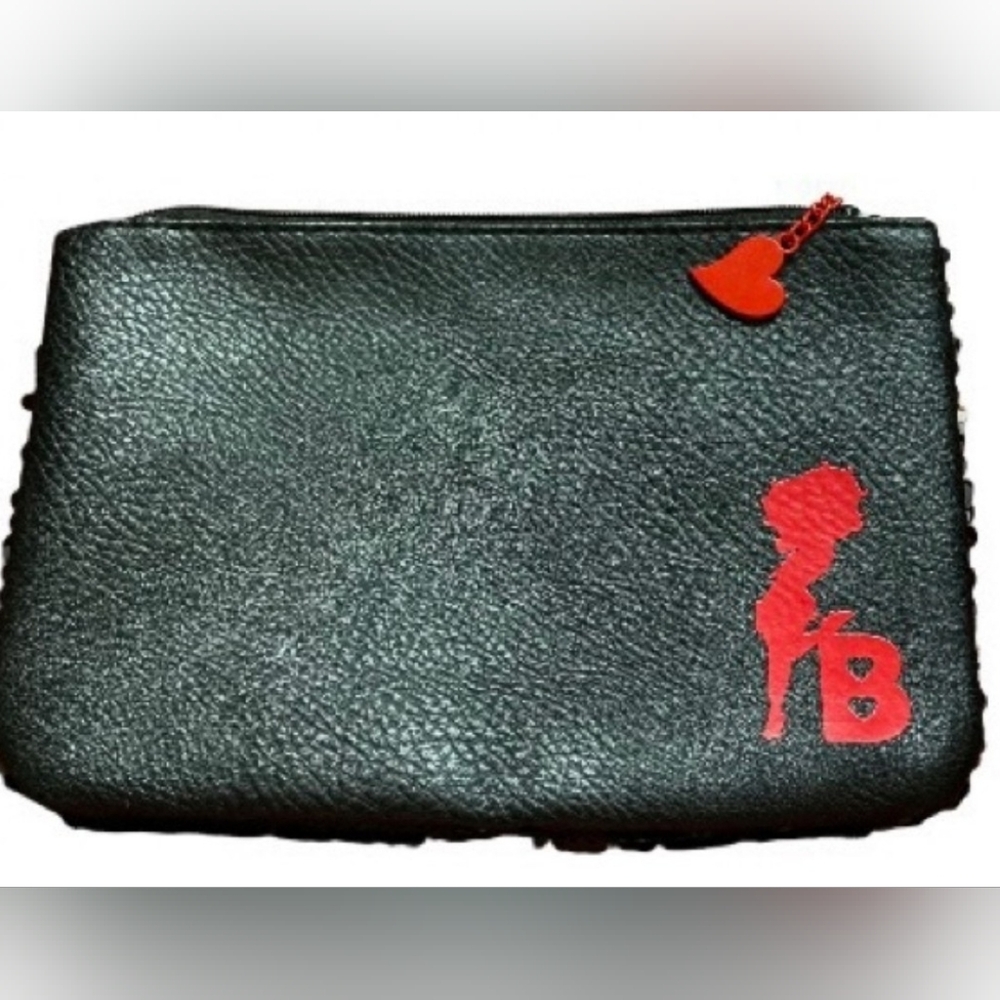Betty Boop Red Devil Makeup Bag with Sequin Accent NWOT